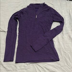 Lululemon Athletica Purple Fitted Long Sleeve Hoodie